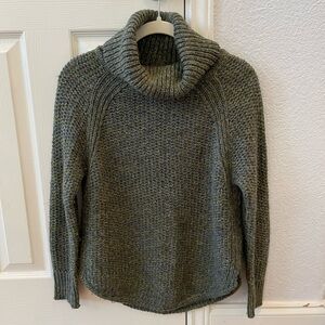 Prana Forest Green Turtle Neck Sweater
